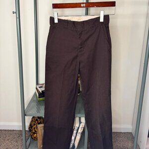 Brown Dickies Straight Leg Chinos